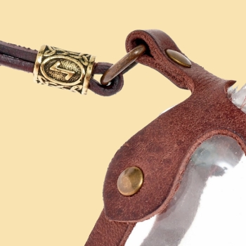 Preview: Trank-Halter "Rune" - 50 ml   -  braun